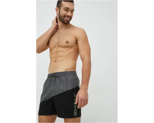 Nike pantaloni scurti de baie culoarea negru