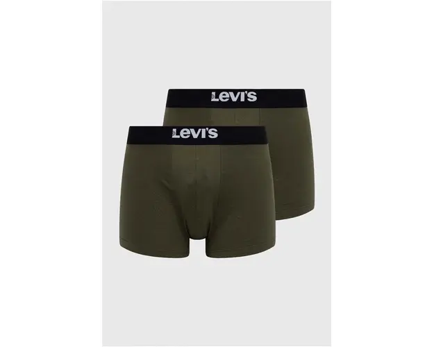 Levi's boxeri 2-pack barbati, culoarea verde
