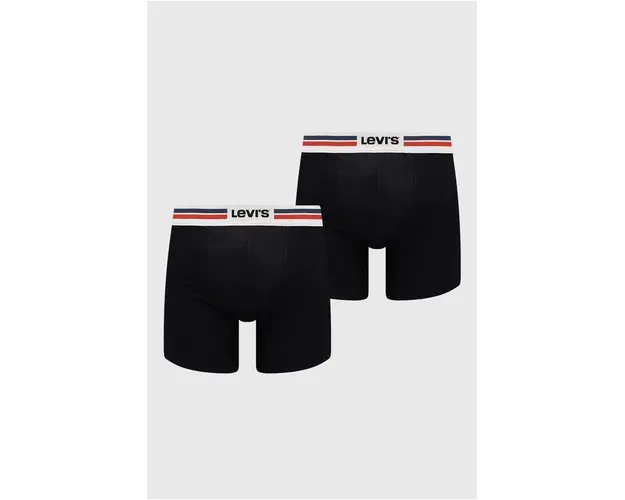 Levi's boxeri 2-pack barbati, culoarea negru