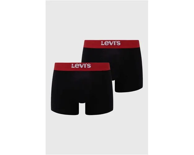Levi's boxeri 2-pack barbati, culoarea negru 37149.0829-004