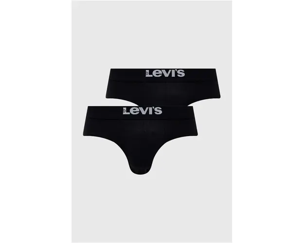 Levi's slip 2-pack barbati, culoarea negru