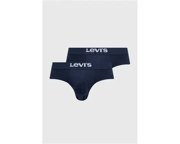 Levi's slip 2-pack barbati, culoarea albastru marin