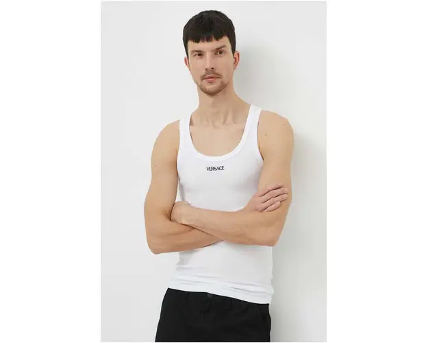 Versace tricou barbati, culoarea alb