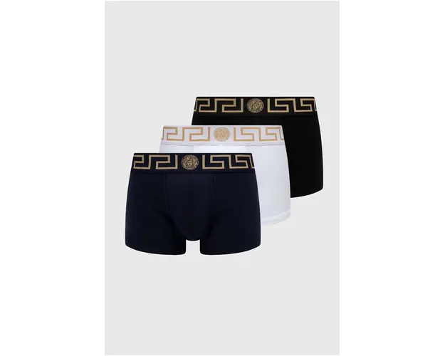 Versace boxeri 3-pack barbati, culoarea albastru marin