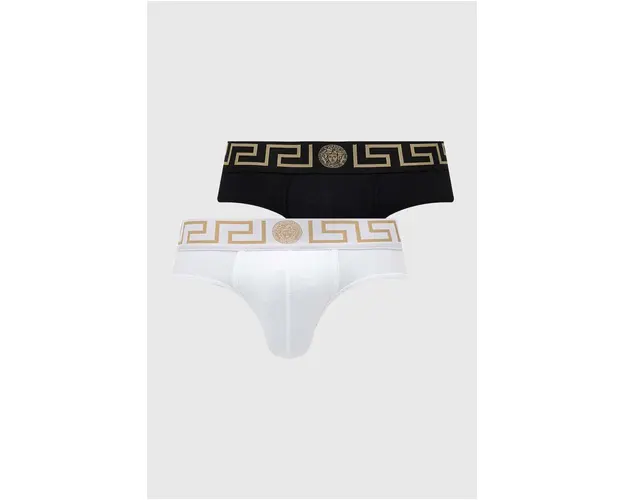Versace slip 2-pack barbati, culoarea negru