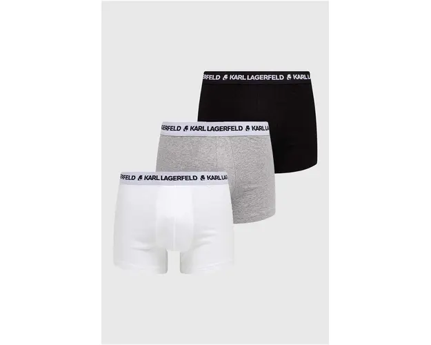 Karl Lagerfeld boxeri 3-pack barbati, culoarea albastru marin
