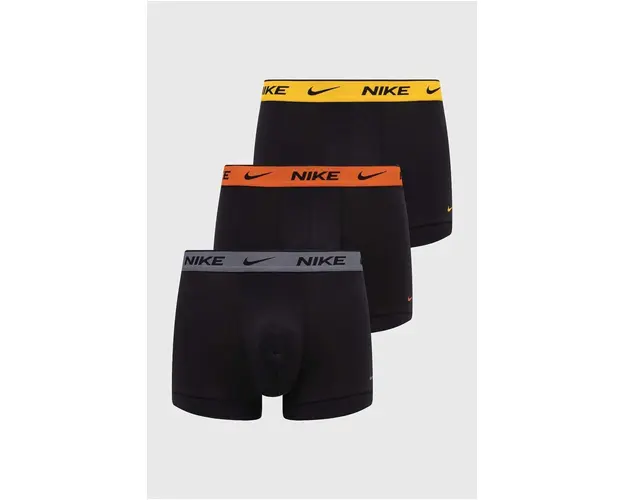 Nike boxeri 3-pack barbati, culoarea negru