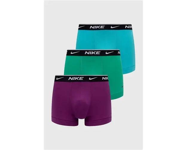 Nike boxeri 3-pack barbati, culoarea turcoaz