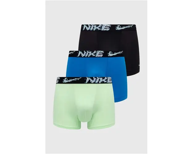 Nike boxeri 3-pack barbati, culoarea verde