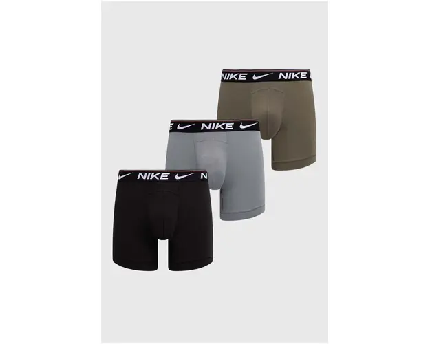 Nike boxeri 3-pack barbati, culoarea gri