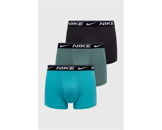 Nike boxeri 3-pack barbati, culoarea verde