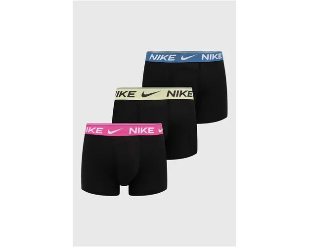 Nike boxeri 3-pack barbati, culoarea negru