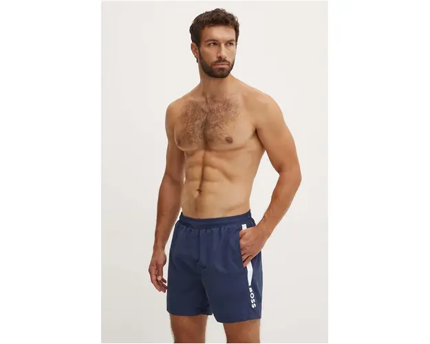 BOSS pantaloni scurti de baie culoarea albastru marin, 50508963