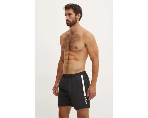 BOSS pantaloni scurti de baie culoarea negru, 50508963
