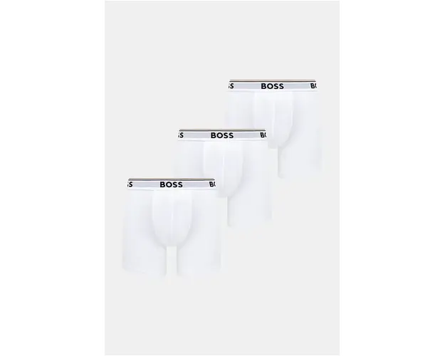 BOSS boxeri 3-pack barbati, culoarea alb, 50475282