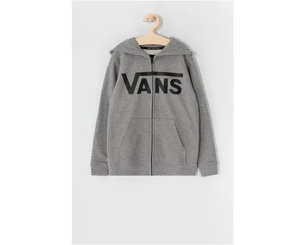 Vans Bluza copii culoarea gri, cu imprimeu