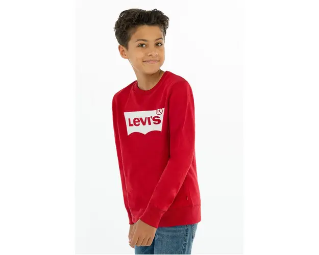 Levi's Bluza copii culoarea rosu, cu imprimeu