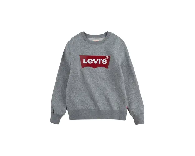 Levi's Bluza copii culoarea gri, cu imprimeu