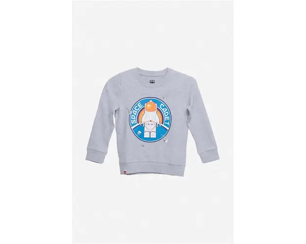 Lego bluza copii culoarea albastru marin, cu imprimeu