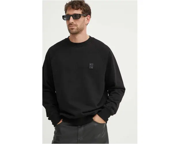 Filling Pieces hanorac de bumbac Lux barbati, culoarea negru,uni, 6213731861