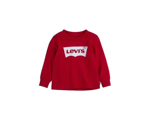 Levi's Longsleeve copii culoarea rosu, cu imprimeu