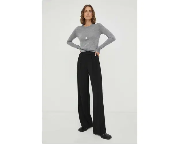 Day Birger et Mikkelsen pulover de lana Annabelle femei, culoarea gri, light