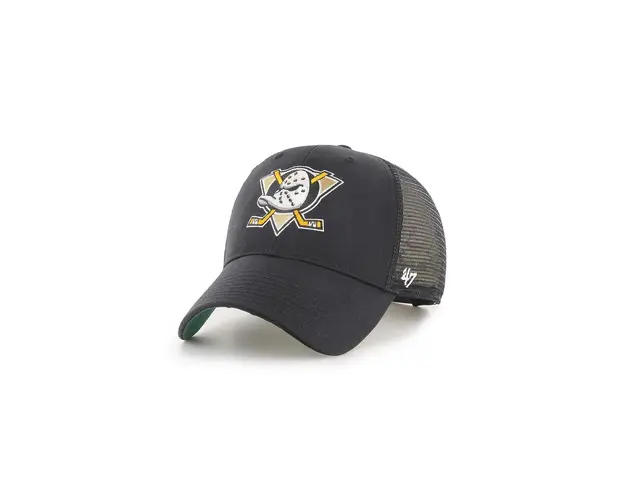 47brand sapca NHL Anaheim Ducks culoarea negru, cu imprimeu H-BRANS25CTP-BKC