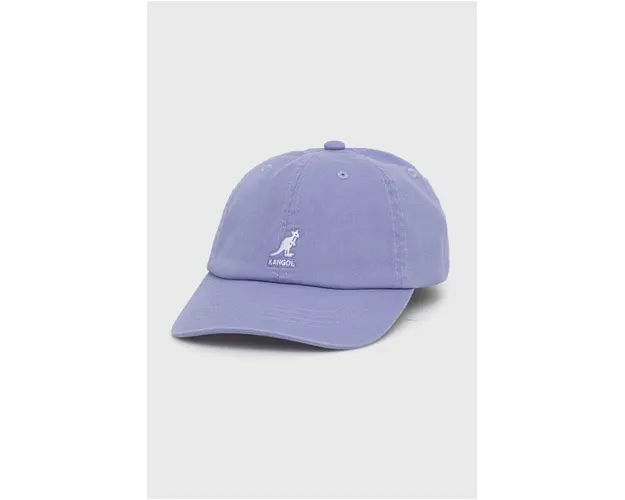 Kangol sapca din bumbac culoarea violet, uni K5165HT.IL525-IL525