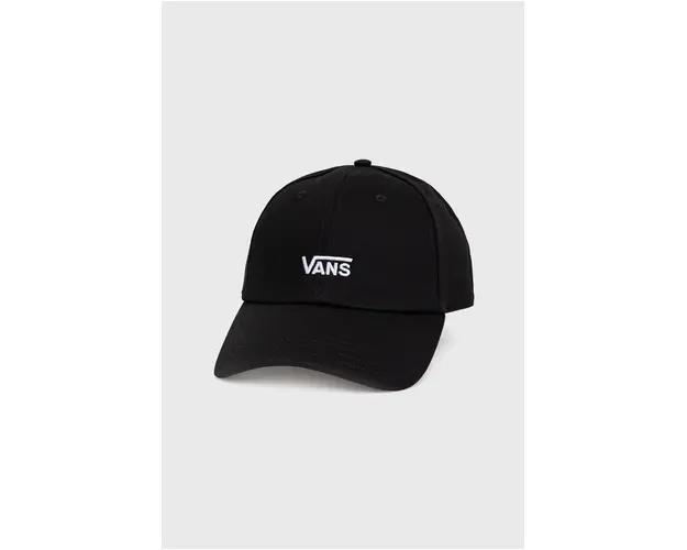 Vans caciula din bumbac culoarea negru, cu imprimeu VN0A4UM9Y281-BLACKWHITE