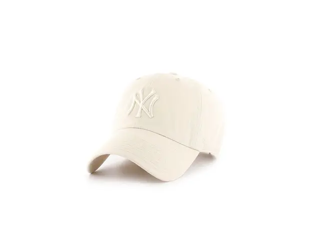 47brand sapca MLB New York Yankees culoarea roz, cu imprimeu B-RGW17GWSNL-NTA