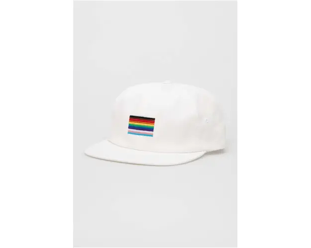 Vans sapca de baseball din bumbac culoarea alb, cu imprimeu