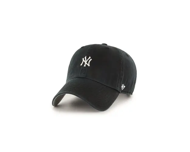 47brand sapca MLB New York Yankees culoarea negru, cu imprimeu B-BSRNR17GWS-BK