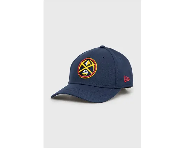New Era sapca culoarea albastru marin, cu imprimeu