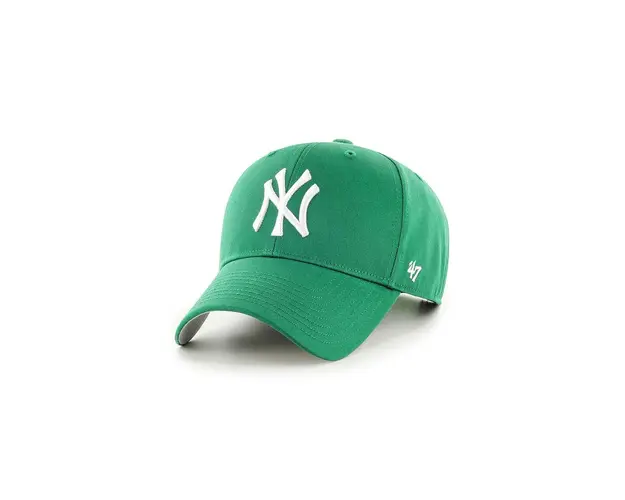 47brand sapca MLB New York Yankees culoarea verde, cu imprimeu