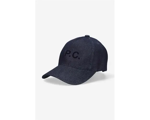 A.P.C. sapca Casquette Eden culoarea bleumarin, cu imprimeu COCSX.M24090-INDIGO
