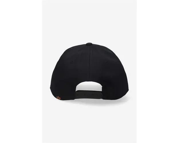 Alpha Industries sapca de baseball din bumbac culoarea negru, cu imprimeu 126912.682-black
