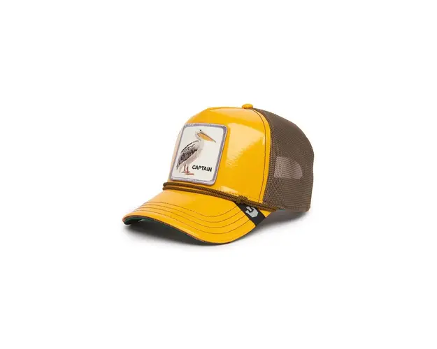Goorin Bros sapca Ol Man Bert culoarea galben, cu imprimeu, 101-1128