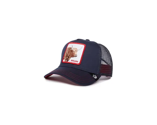 Goorin Bros sapca Bull Fan culoarea albastru marin, cu imprimeu, 101-1989