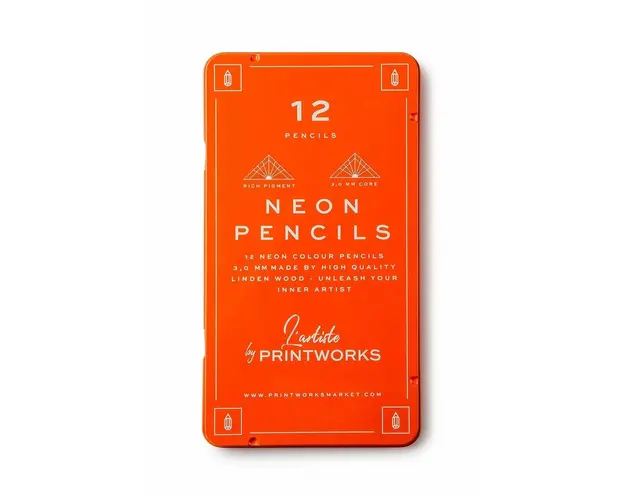Printworks set de creioane intr-o cutie Neon 12-pack