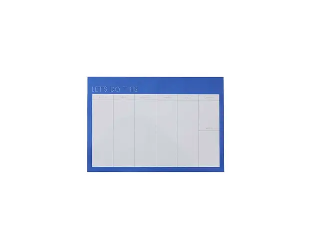 Design Letters planificator saptamanal Weekly planner