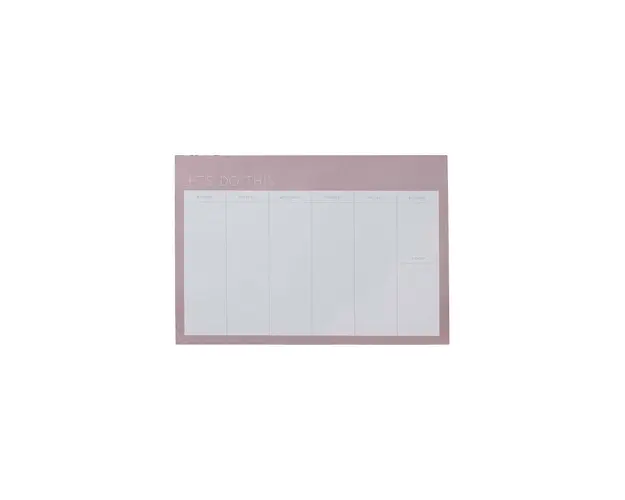 Design Letters planificator saptamanal Weekly Planner