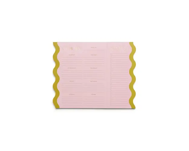 Designworks Ink planificator magnetic de mese Pink & Chartreuse