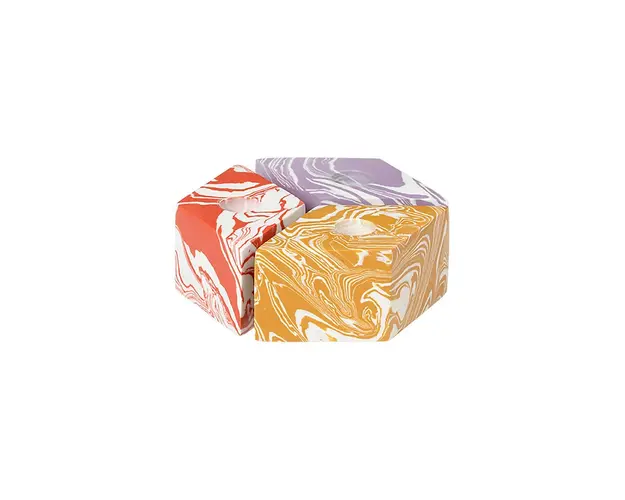 Broste Copenhagen set de sfesnice Isso 3-pack