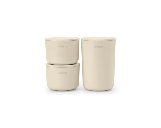 Brabantia set recipiente de depozitare cu capace 3-pack