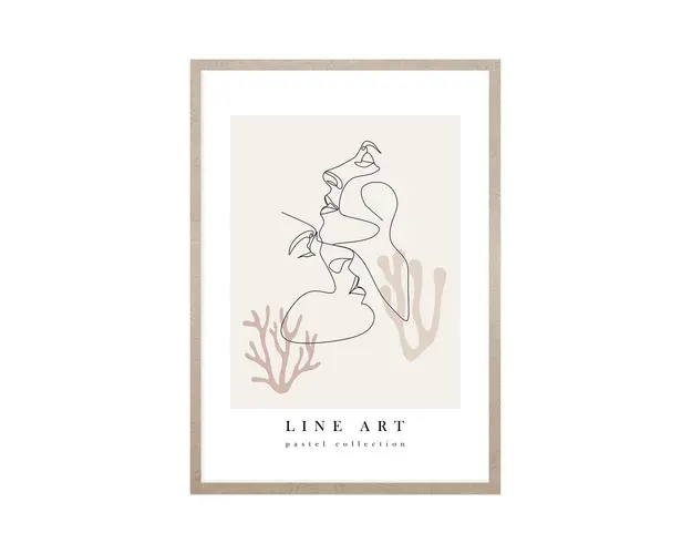 decorarea peretelui in cadru 53 x 73 cm