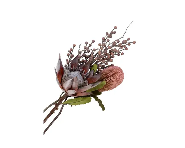 House Nordic flori artificiale King Protea Bouquet