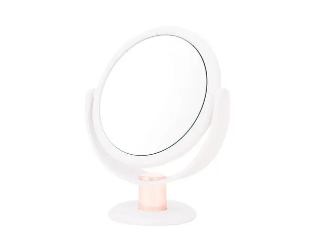 Danielle Beauty oglinda cosmetica White And Rose Gold Stem