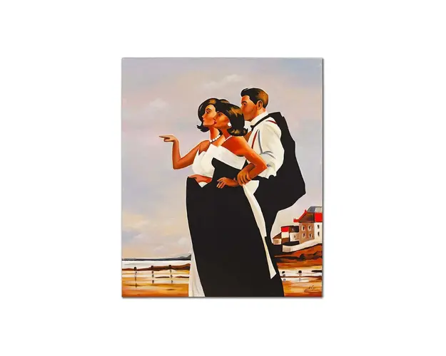 reproducere pictata in ulei Jack Vettriano, The Missing Man II