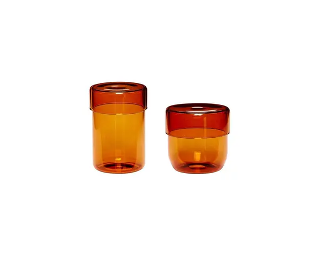 Hübsch recipient cu capac Pop 2-pack