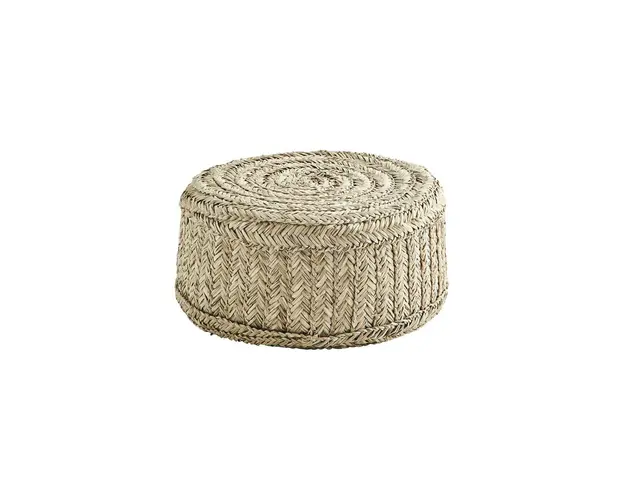 Madam Stoltz scaun de puf Seagrass Pouf